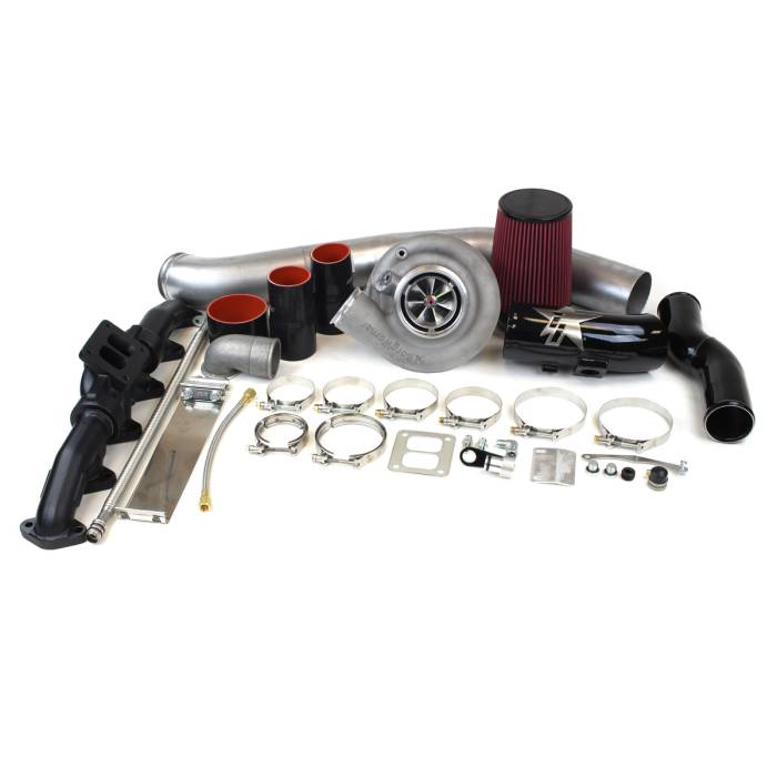 Industrial Injection - Dodge S300 SX-E 69/74 Single Turbo Kit For 10-12 6.7L Cummins .91 AR Industrial Injection