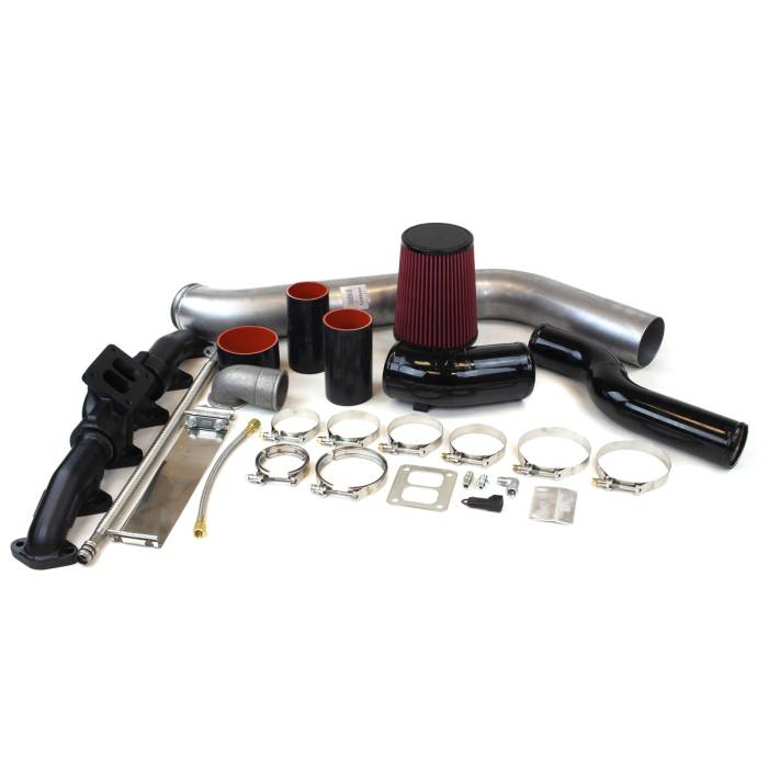 Industrial Injection - Dodge S300 SX-E 64/68 Single Turbo Kit For 03-07 5.9L Cummins 1.0 AR Industrial Injection