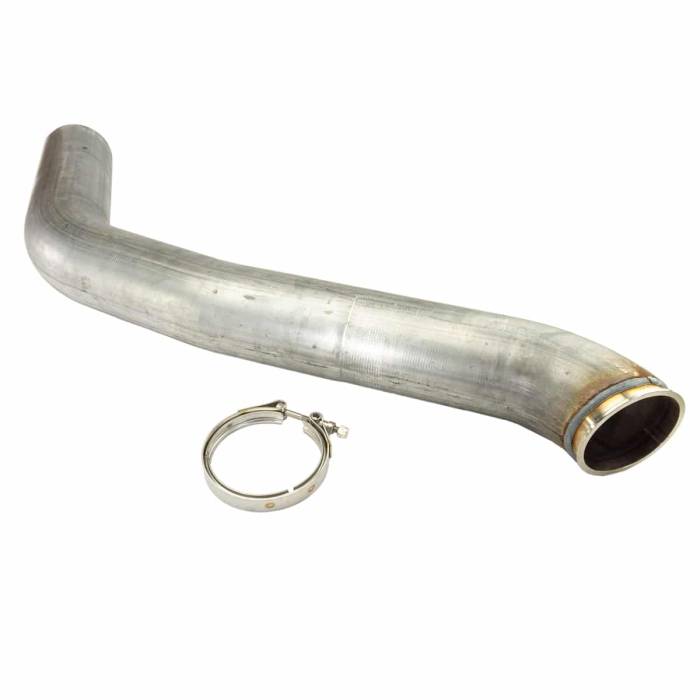 Industrial Injection - Dodge Downpipe and Clamp For 94-02 5.9L Cummins 4 in. HX40 Style Industrial Injection