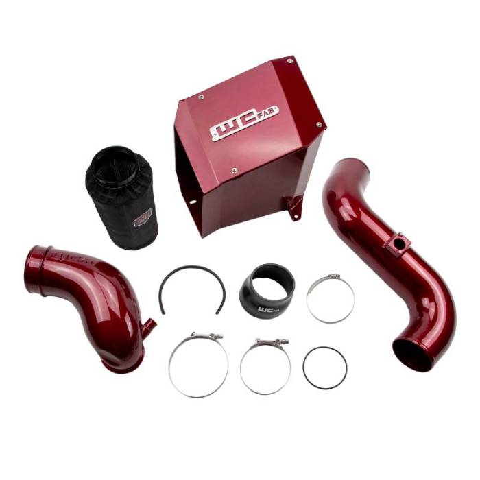 Wehrli Custom Fab - 2006-2007 LBZ DURAMAX 4" INTAKE KIT WITH AIR BOX STAGE 2