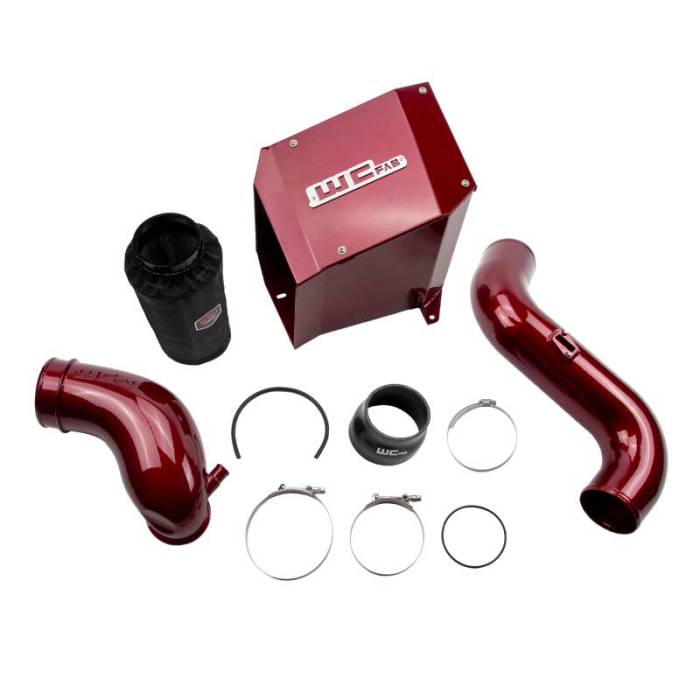 Wehrli Custom Fab - 2007.5-2010 LMM DURAMAX 4" INTAKE KIT WITH AIR BOX STAGE 2