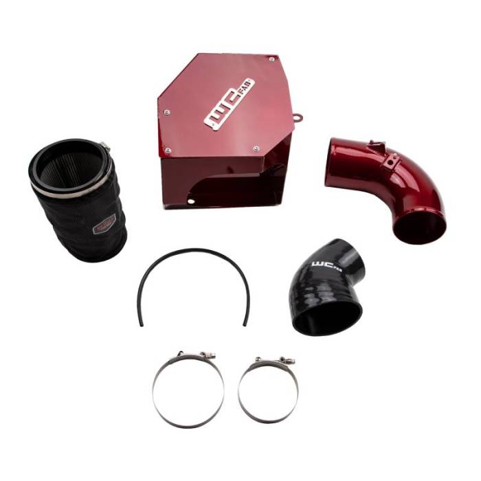 Wehrli Custom Fab - 2019-2023 6.7 CUMMINS 5" INTAKE KIT WITH AIR BOX