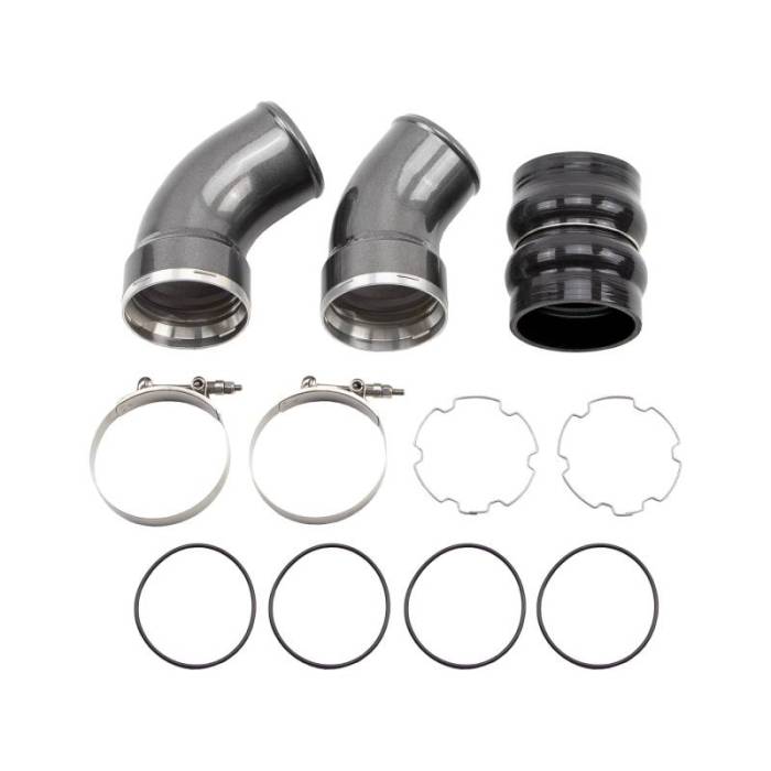 Wehrli Custom Fab - 2006-2010 LBZ/LMM DURAMAX 3.5" PASSENGER (COLD) SIDE INTERCOOLER PIPE KIT