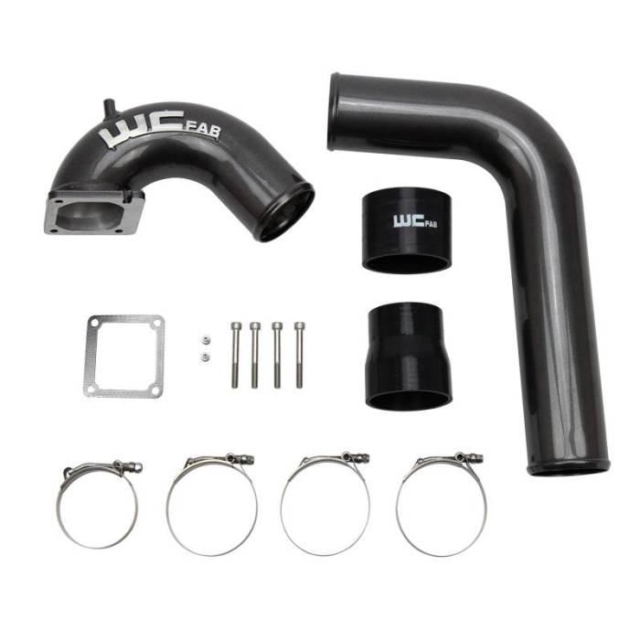 Wehrli Custom Fab - 2003-2007 5.9L CUMMINS 3.5" HIGH FLOW INTAKE HORN & INTERCOOLER PIPE KIT