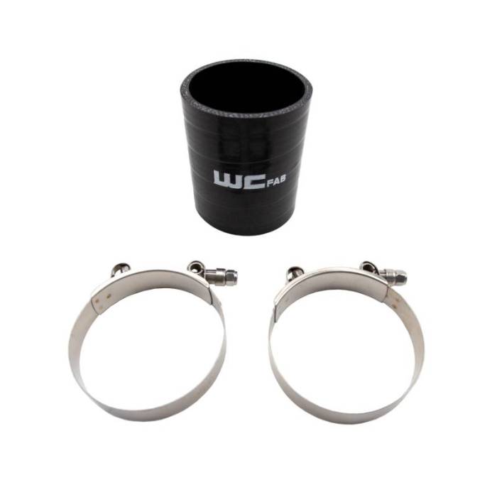 Wehrli Custom Fab - 3" ID x 4" Long Silicone Boot and Clamp Kit