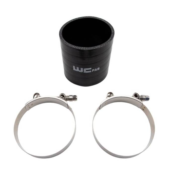 Wehrli Custom Fab - 3.5" ID x 4" Long Silicone Boot and Clamp Kit