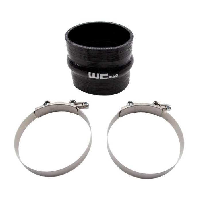 Wehrli Custom Fab - 4" ID x 4" Long Silicone Hump Boot and Clamp Kit