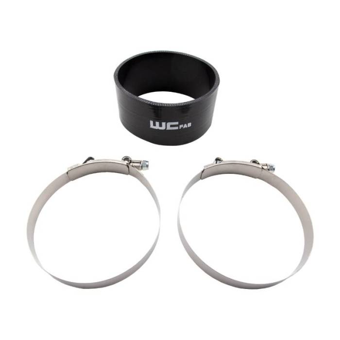 Wehrli Custom Fab - 5" ID x 2.5" Long Silicone Boot and Clamp Kit