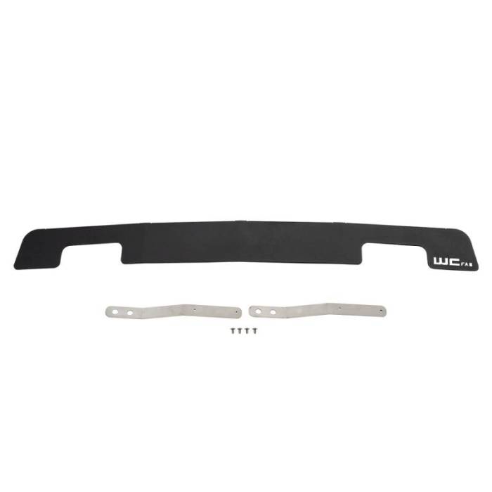 Wehrli Custom Fab - 2011-2014 Chevy 2500/3500 Front Bumper Valance Filler Panel Kit, With Tow Hook Holes. Raw paint to match