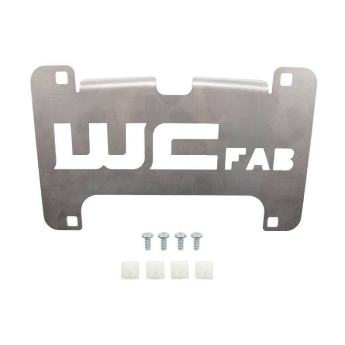 Wehrli Custom Fab - 2015-2019 CHEVROLET SILVERADO 2500/3500HD WCFAB LOWER VALANCE FILLER PANEL FRONT LICENSE PLATE MOUNT