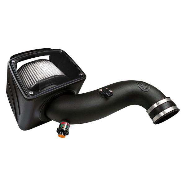 S&B - Cold Air Intake For 07-10 Chevrolet Silverado GMC Sierra V8-6.6L LMM Duramax Dry Extendable White S&B