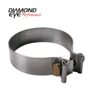 Diamond Eye Performance PERFORMANCE DIESEL EXHAUST PART-2.25in. 409 STAINLESS STEEL TORCA BAND CLAMP BC225S409