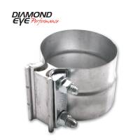 Diamond Eye Performance PERFORMANCE DIESEL EXHAUST PART-2.5in. ALUMINIZED TORCA LAP-JOINT CLAMP L25AA