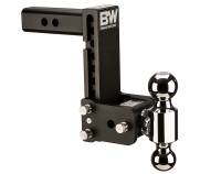 Towing - Trailer Accessories - B&W Hitches - B&W Hitches B&W Tow And Stow Tri Ball 2" Adj Ball Mount 5" Drop/5-1/2" Rise, Black TS10040B