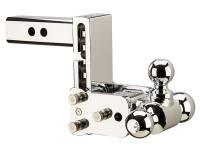 Towing - Trailer Accessories - B&W Hitches - B&W Hitches 8" Chrome T&S, Tri-Ball-Boxed TS10048C