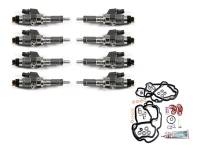 New MA Fuel Injectors, LB7, 2001-2004, Duramax, 8 pack, with Basic Install Kit