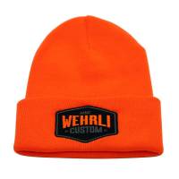 Beanie Hat Orange - Badge