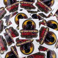 Wehrli Custom Fab - Get Your Flow Sunset Rider Sticker - Image 2