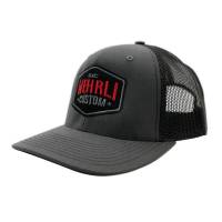 Snap Back Hat Charcoal/Black Badge