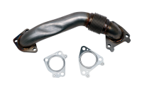 2001-2004 LB7 Duramax 2" Stainless Passenger Side Up Pipe w/ Gaskets (Single Turbo)