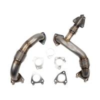 2011-2016 LML Duramax 2" Stainless Steel Up Pipe Kit for OEM or WCFab Manifolds w/ Gaskets