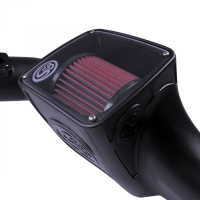 S&B - Cold Air Intake For 03-07 Ford F250 F350 F450 F550 V8-6.0L Powerstroke Cotton Cleanable Red S&B - Image 3