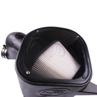 S&B - Cold Air Intake For 13-18 Dodge Ram 2500 3500 L6-6.7L Cummins Dry Extendable White S&B - Image 2