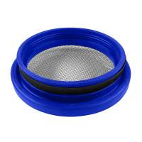 S&B - Turbo Screen 6.0 Inch Blue Stainless Steel Mesh W/Stainless Steel Clamp S&B - Image 2