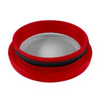 S&B - Turbo Screen 6.0 Inch Red Stainless Steel Mesh W/Stainless Steel Clamp S&B - Image 2